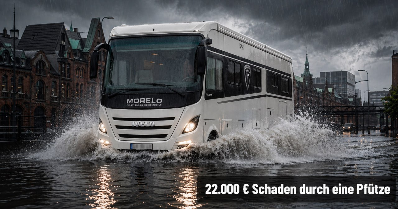 22,000 EUR Engine Damage from a Puddle - Hydrolock in a Motorhome