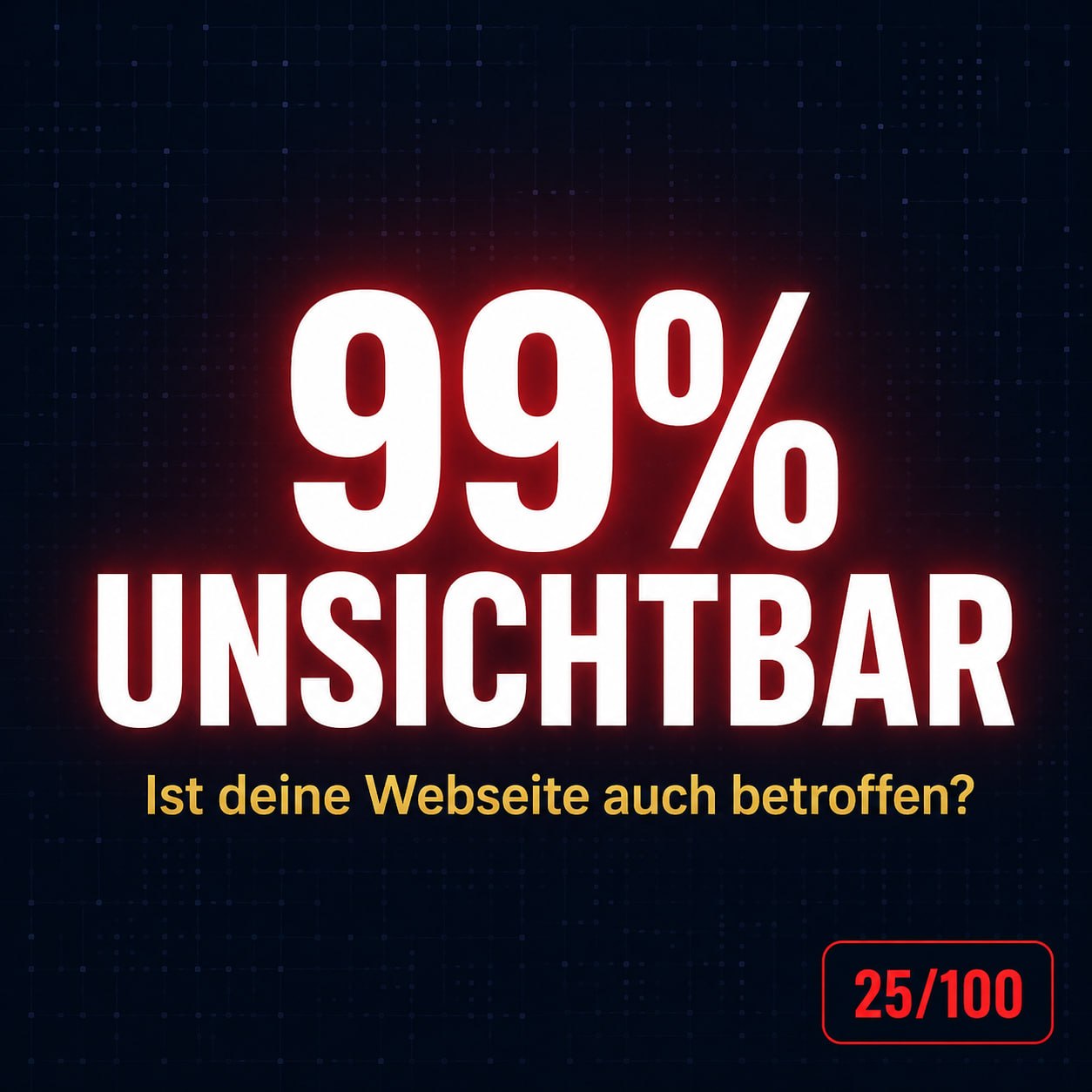 Why 99% of All Websites Are Invisible to Google and AI